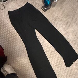 Black Wide-Leg Women's Wind Pants